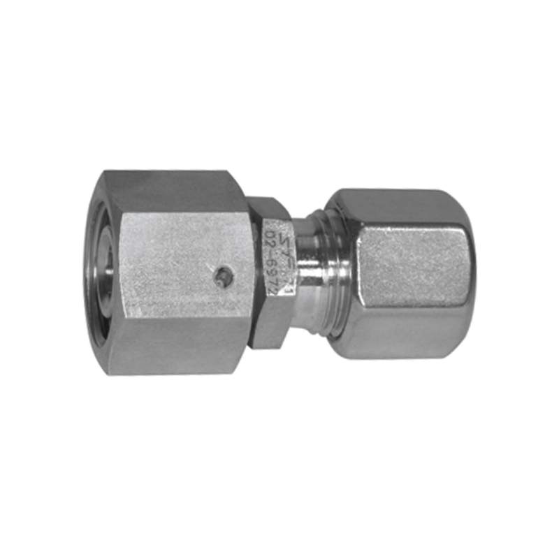 RIEGLER Reduzierverschr., Dichtkegel, Mutter M22x1,5 i., ES 1.4571 Ø15x10