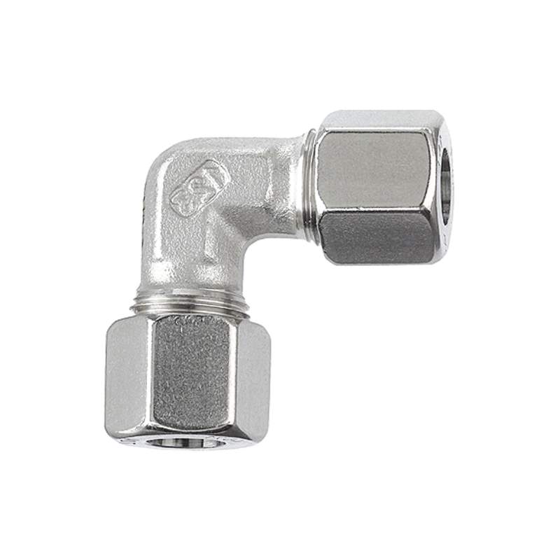 RIEGLER Winkel-Verschraubung, Rohr-Außen-Ø 6 mm, Edelstahl 1.4571, 100bar