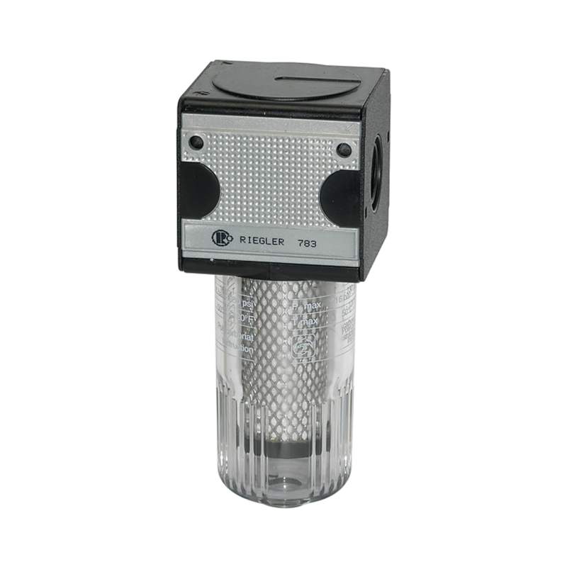 RIEGLER Aktivkohlefilter »multifix«, mit PC-Behälter, BG 1, G 1/4