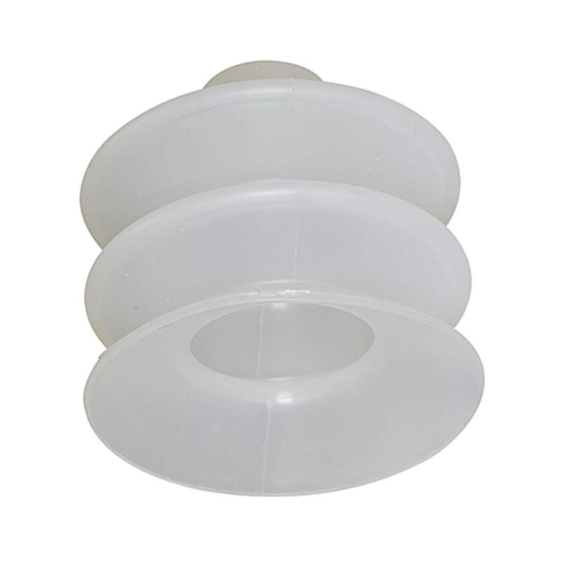 RIEGLER Balgsauger, rund 2,5 Falten, Material Silikon, »FG«, Ø 5 mm