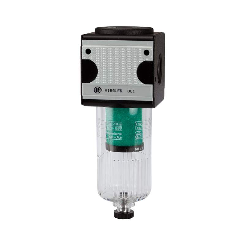 RIEGLER Mikrofilter »multifix«, mit PC-Behälter, 0,01 µm, BG 1, G 1/4