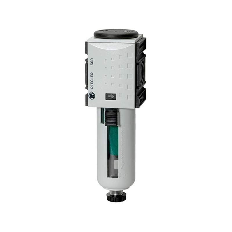 RIEGLER Mikrofilter »FUTURA«, PC-Behälter, Schutzkorb, BG 2, G 3/8, HA