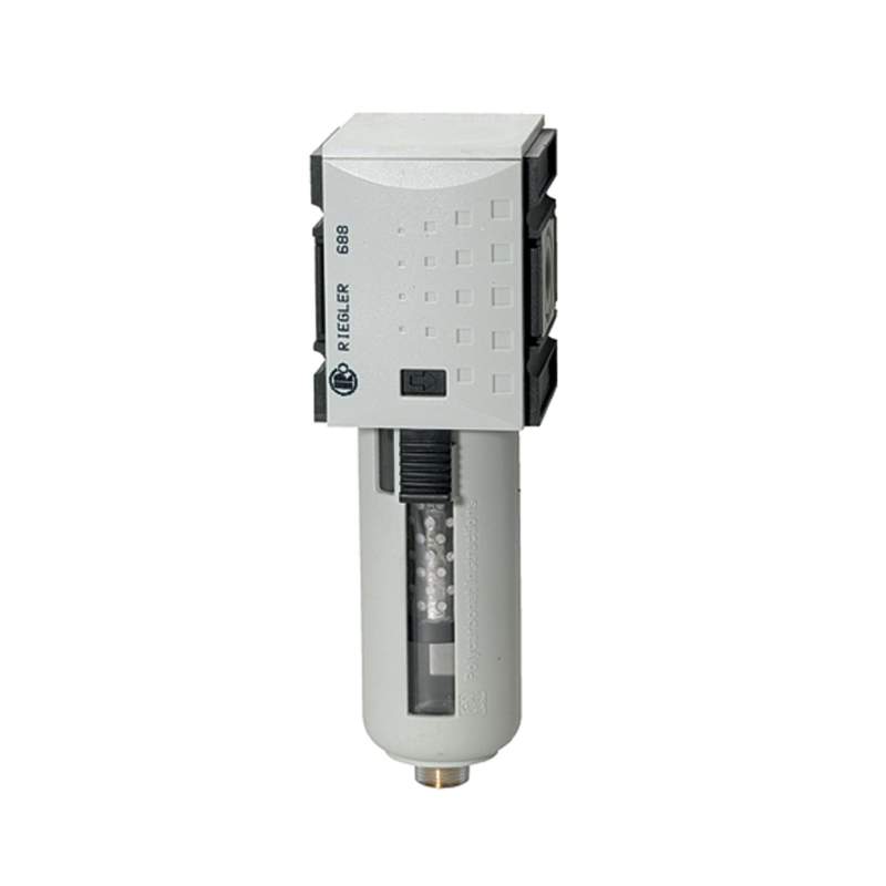 RIEGLER Aktivkohlefilter »FUTURA«, PC-Behälter u. Schutzkorb, BG 1, G 1/4