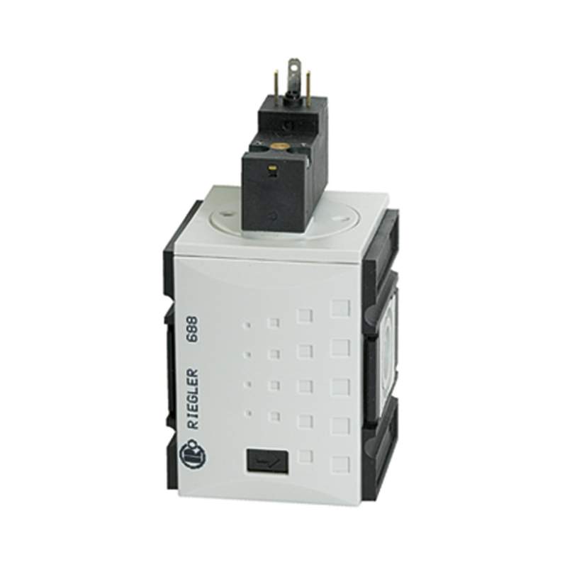 RIEGLER 3/2-Wegeventil »FUTURA«, elektr. betätigt, 24 V DC, BG 4, G 1