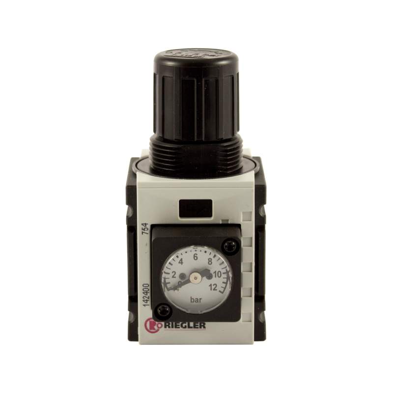 RIEGLER Druckregler »FUTURA-mini«, Kompaktmano., BG 0, G 1/4, 0,5-8 bar
