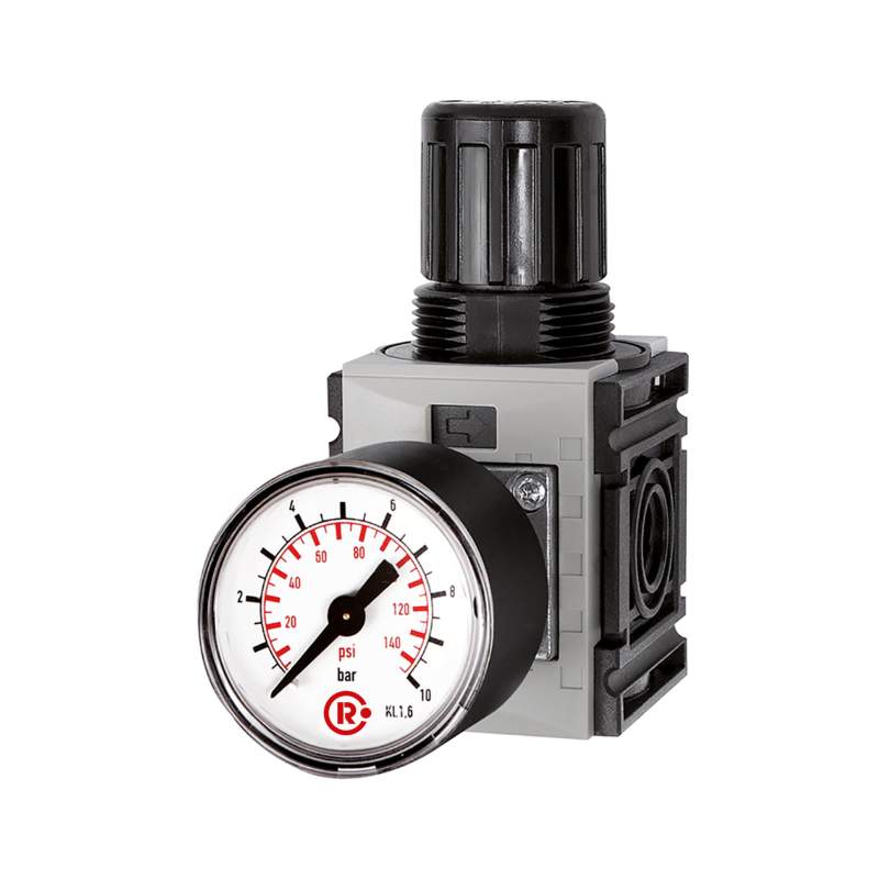 RIEGLER Druckregler »FUTURA-mini«, Standardmano., BG 0, G 1/4, 0,1-4 bar