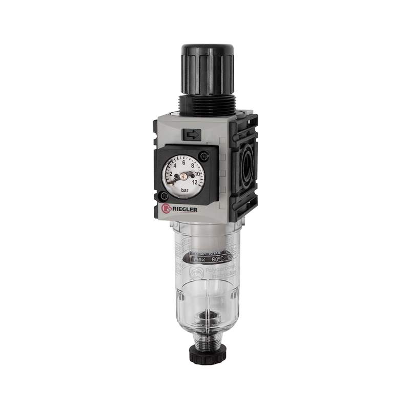 RIEGLER Filterregler »FUTURA-mini«, PC-B., Kompaktmano, HA, G 1/4, 0,5-10
