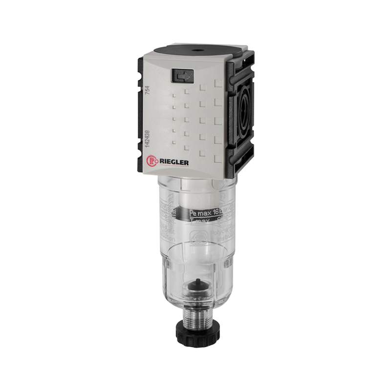 RIEGLER Filter »FUTURA-mini« mit PC-Behälter, 5 µm, BG 0, G 1/4, HA