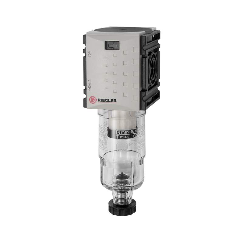 RIEGLER Vorfilter »FUTURA-mini« mit PC-Behälter, 0,3 µm, BG 0, G 1/4, HA