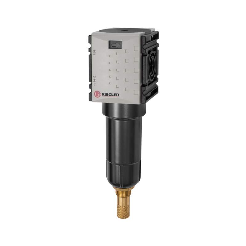 RIEGLER Mikrofilter »FUTURA-mini« mit Metallbehälter, BG 0, G 1/4, VA