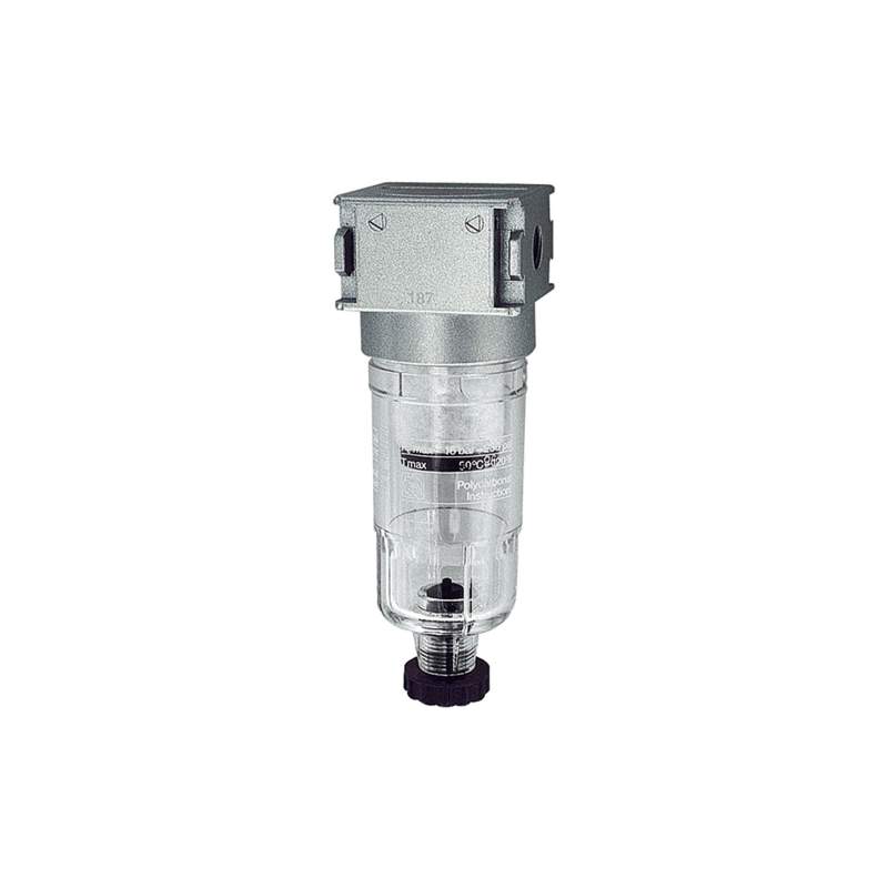 RIEGLER Vorfilter »multifix-mini«, mit PC-Behälter, 0,3 µm, BG 0, G 1/8