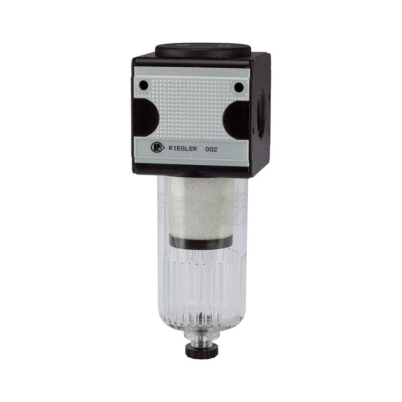 RIEGLER Vorfilter »multifix«, Polycarbonatbehälter, 0,3 µm, BG 3, G 1/2
