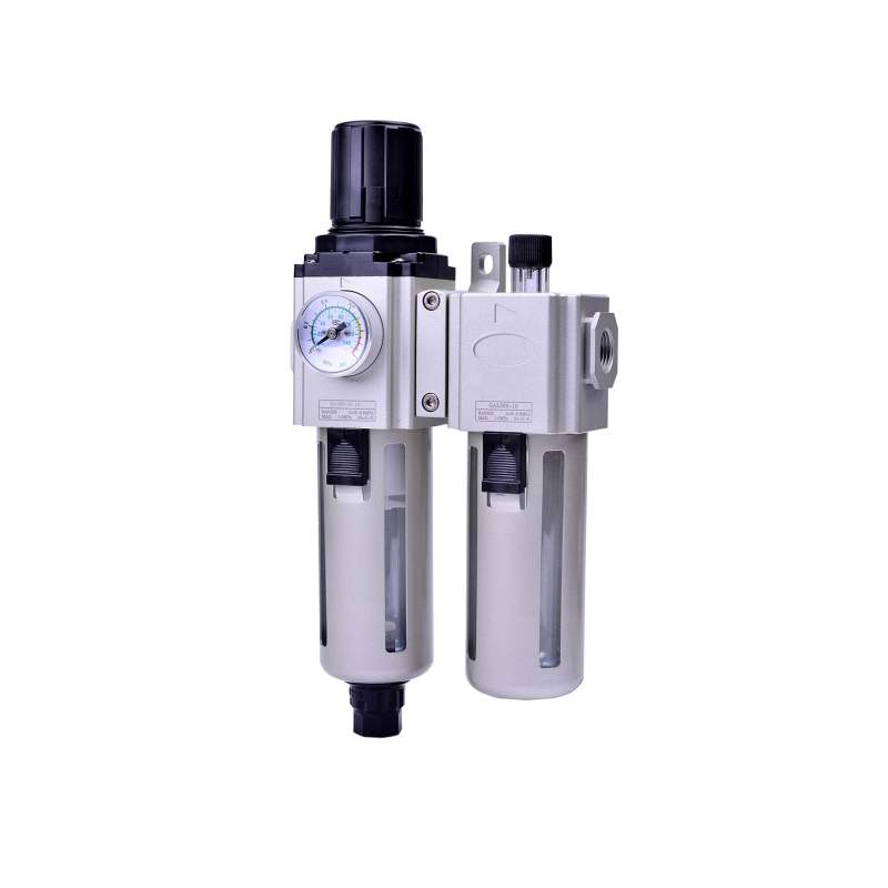 RIEGLER Wartungseinheit 2-tlg. »GA«, PC-Beh., BG 400, G3/8, 1,5-9 bar, VA
