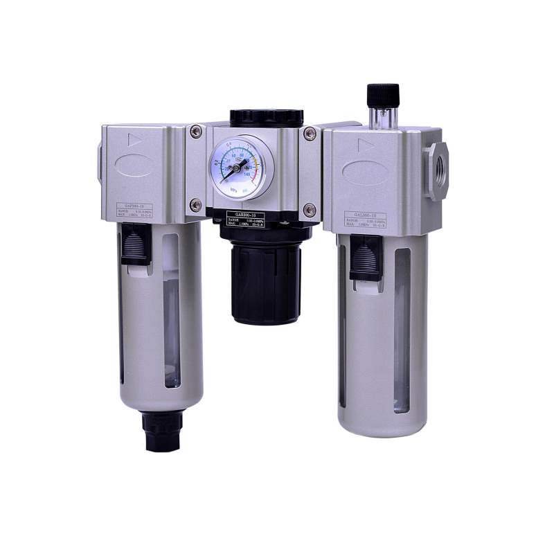 RIEGLER Wartungseinheit 3-tlg. »GA«, PC-Beh., BG 400, G3/8, 1,5-9 bar, VA