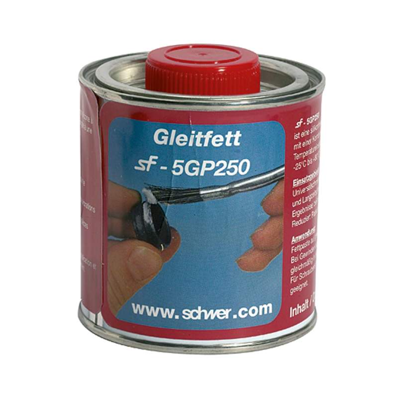 RIEGLER Gleitfett, zur Montage von Schneidringverschraubungen, Dose 250 g