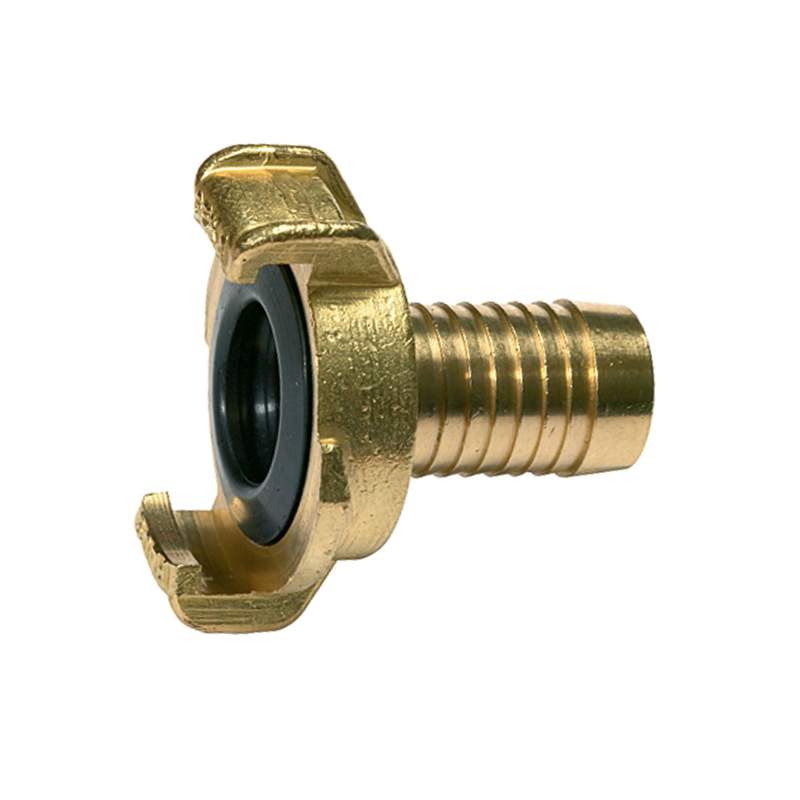 RIEGLER GEKA-Schlauchstück, starr, Messing blank, Anschluss LW 38
