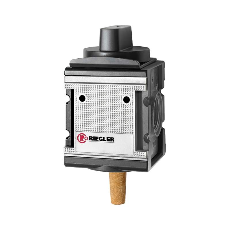 RIEGLER Kugelhahn 3/2-Wege »multifix«, abschließbar, BG 4, G 1