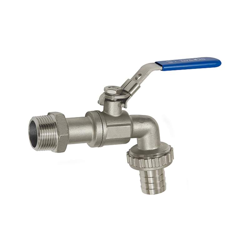 RIEGLER Kugelauslaufhahn, Edelstahl 1.4408, G 1 AG, DN 25
