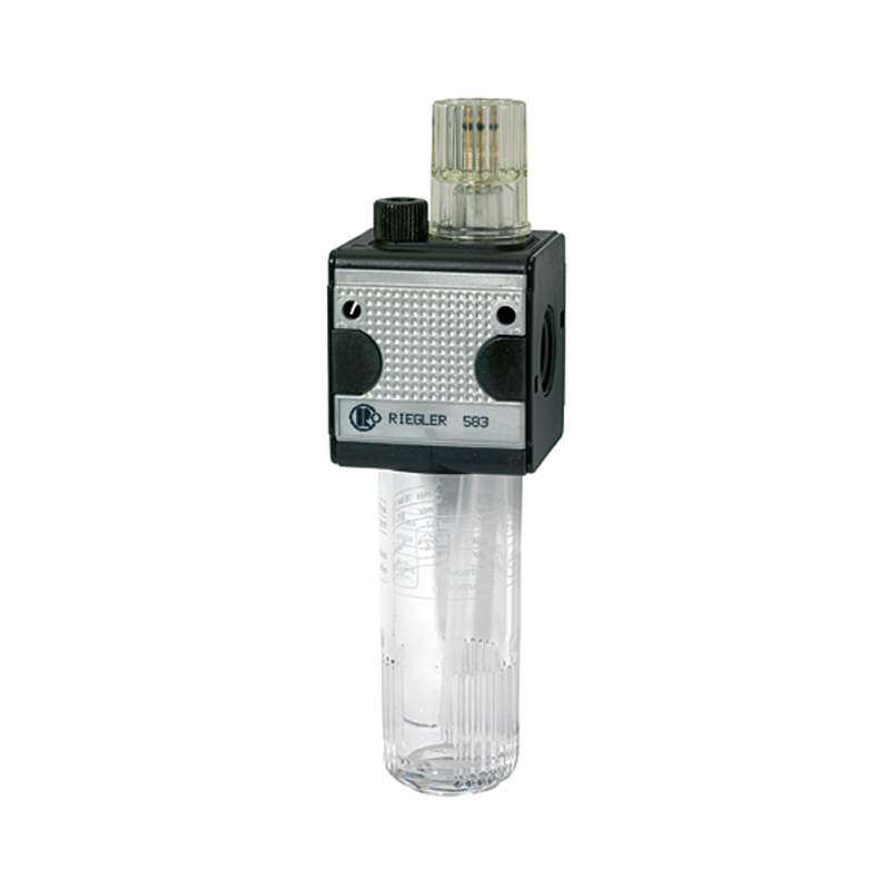 RIEGLER Nebelöler »multifix«, mit Polycarbonatbehälter, BG 1, G 1/4