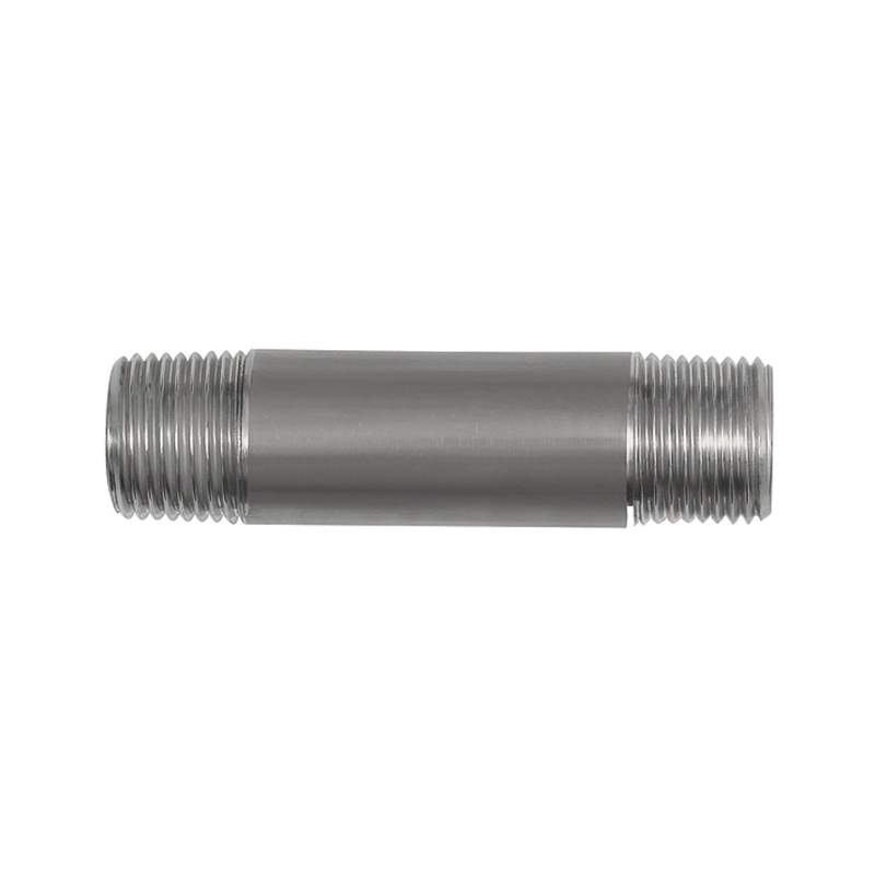 RIEGLER Rohrdoppelnippel, R 1/2, Länge 80 mm, Edelstahl 1.4571
