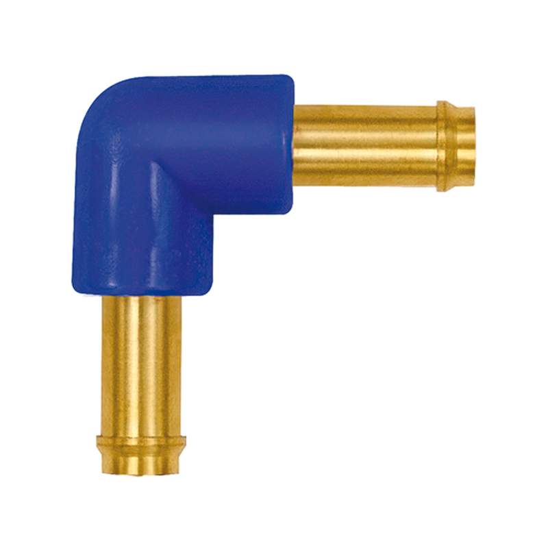 RIEGLER Winkel-Schlauchverbindungsstutzen, für Schlauch LW 3 mm, Ms/POM