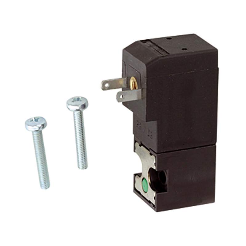 RIEGLER 3/2-Mini-Magnetventil direktgesteuert NC, 12 VDC, f.Gerätestecker