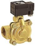 RIEGLER 2/2-Wege-MV,  NC, vorg., 24 V DC, NBR, Rp 1 1/4, PN 0,35-9 bar