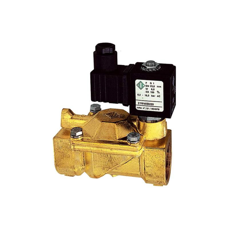 RIEGLER 2/2-MV,MS,NC,vorge.,24V DC,8W,NBR,G3/4,PN0,2-16bar