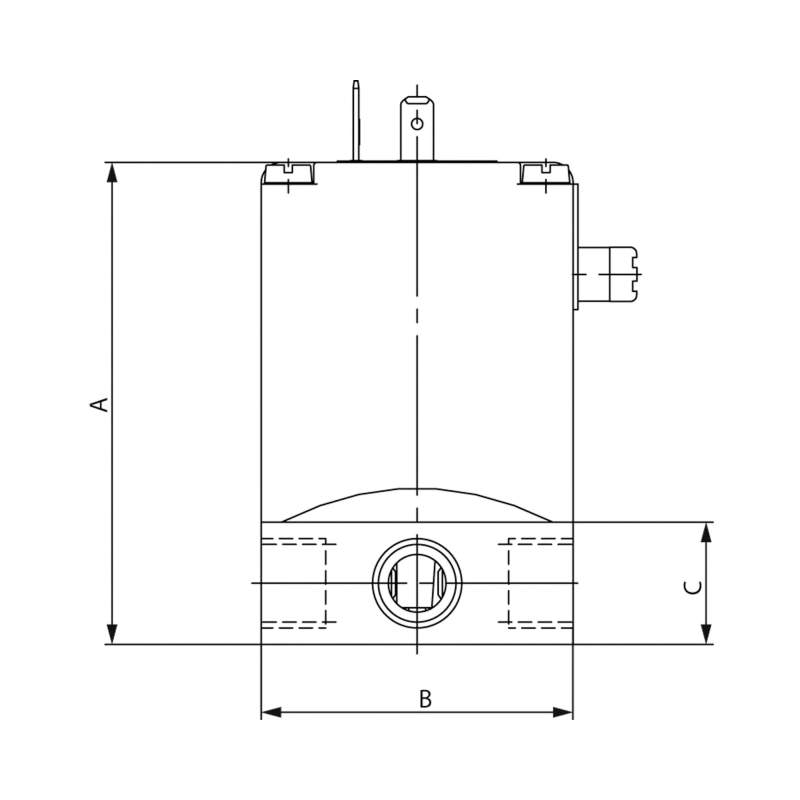 RIEGLER 2/2 We-MV, NC, MS, G 1/4, DN 4,0, PN 0-5, FPM, direktg. 12V DC