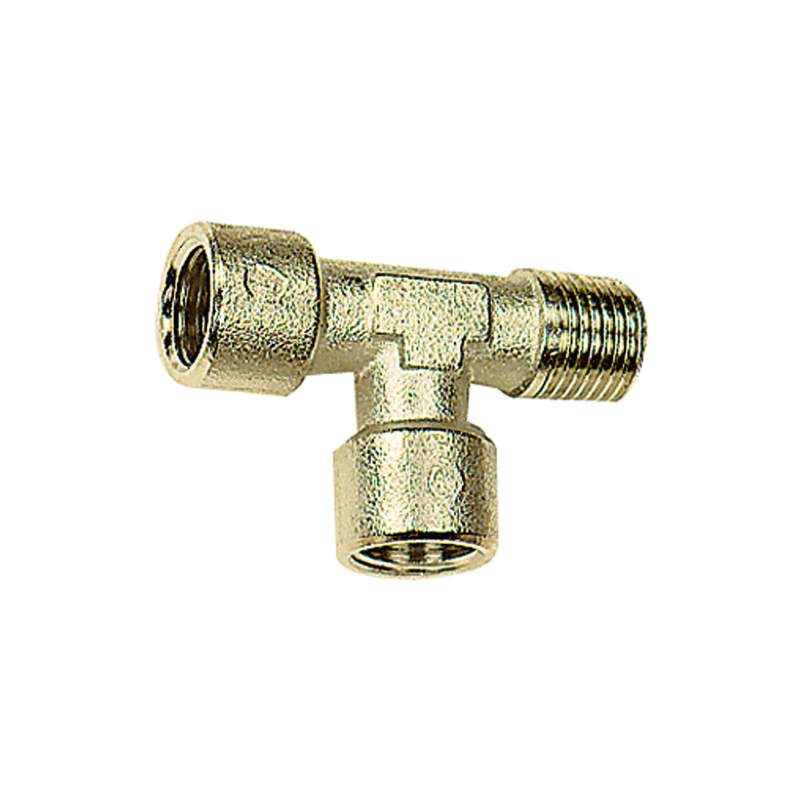 RIEGLER T-Stück, innen/innen/außen, G/R 3/4, SW 25, Messing vernickelt