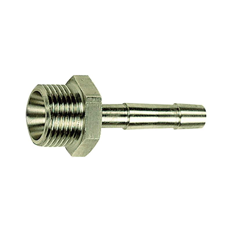 RIEGLER Einschraubschlauchtülle, R 3/8 a., Schlauch LW 9, SW19, ES 1.4571