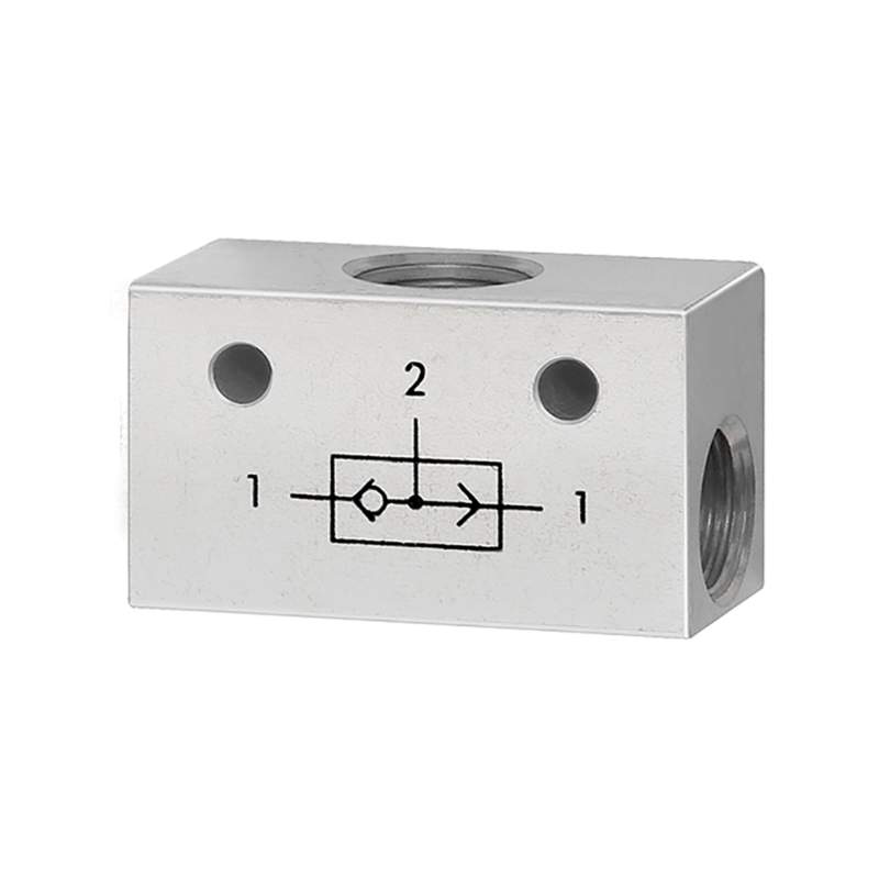 METAL WORK ODER-Ventil, 3 x G 1/4 Aluminium