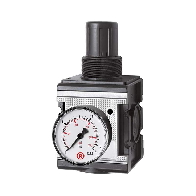 RIEGLER Druckregler »multifix«, inkl. Manometer, BG 4, G 1, 0,1 - 3 bar