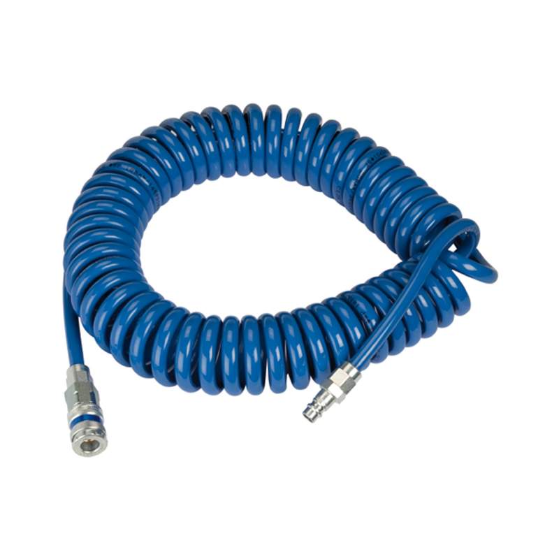 RIEGLER Spiralschl.-Schnellverschlusskpl.-Set, PUR, Schl.-ø 10x6,5, 4,0 m