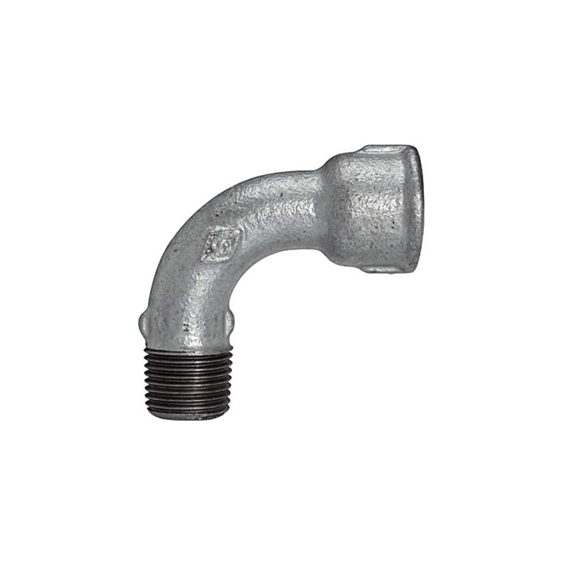 RIEGLER Bogen 1, lang, 90°, IG/AG, Rp/R 3/4, schw. Temperguss feuerverz.
