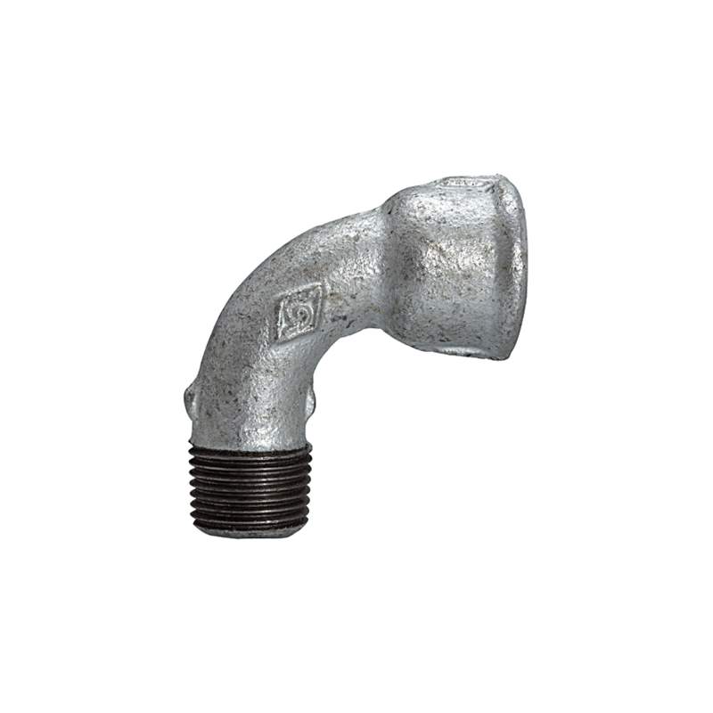 RIEGLER Bogen 1a, kurz, 90°, IG/AG, Rp/R 2, schwarzer Temperguss