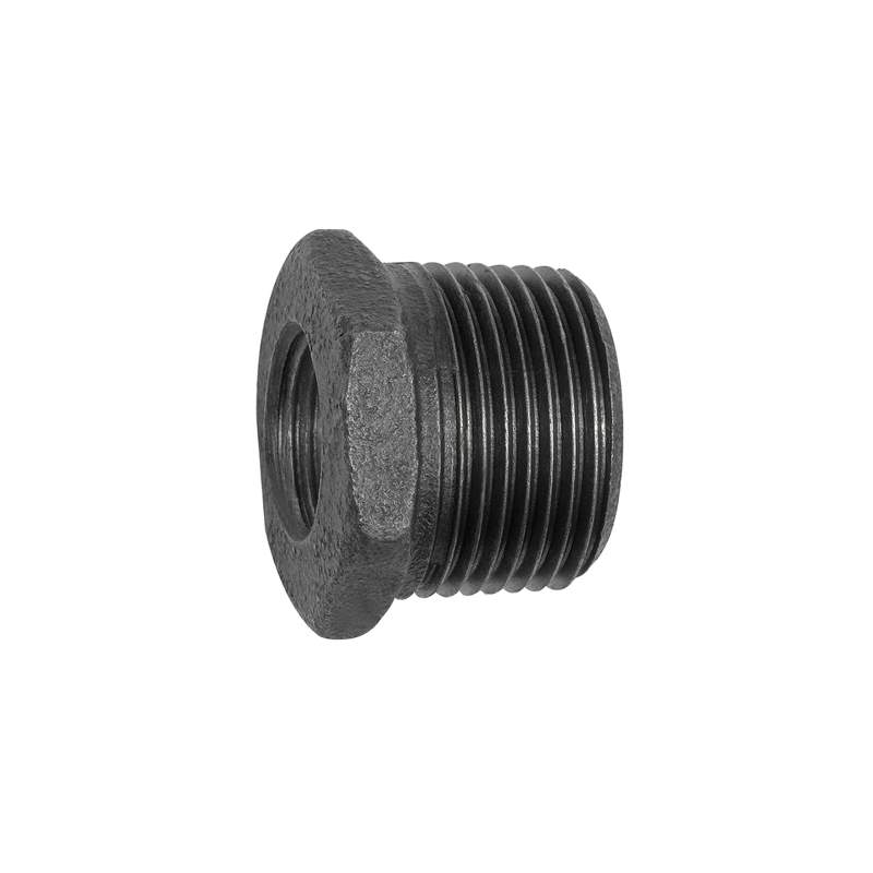 RIEGLER Reduzierstück 241, R 1/2 a., Rp 3/8 i. Temperguss schwarz