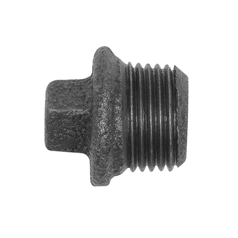 RIEGLER Stopfen 290, mit Rand, R 1/2 a. Temperguss schwarz
