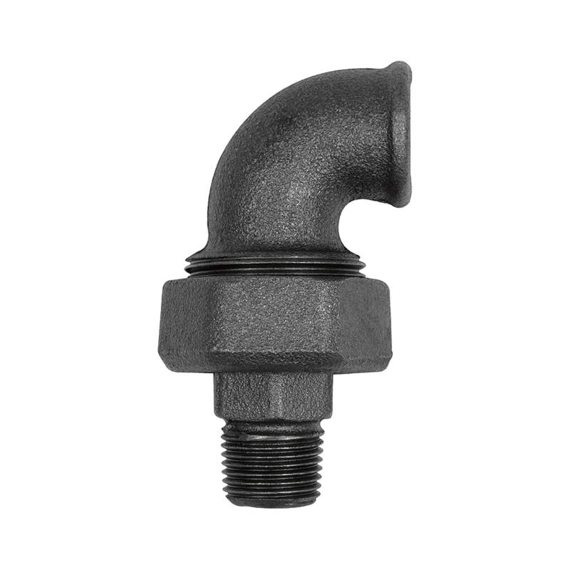 RIEGLER Verschr. Bogen 98, konisch dicht., Rp 1/2,R 1/2, Temperg. schwarz