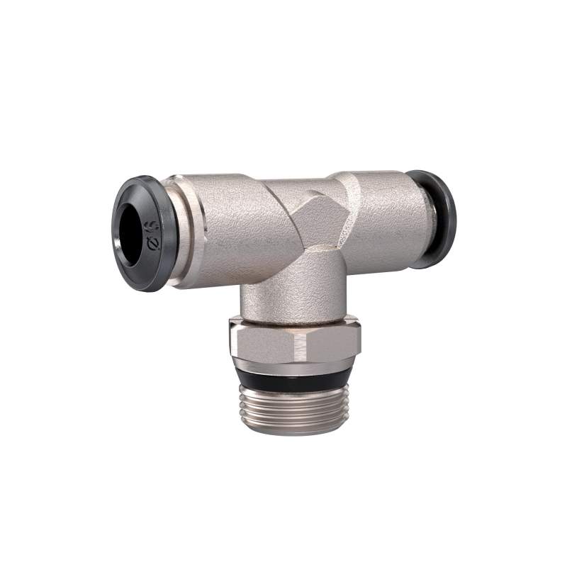 RIEGLER T-Steckverschraubung »universal short«, drhb. 1/4, Schl.6