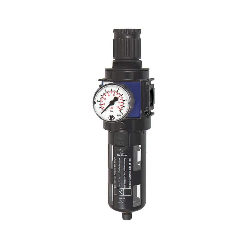 RIEGLER Filterregler »variobloc« mit PC-Behälter, Schutzkorb, BG 1, G 1/4