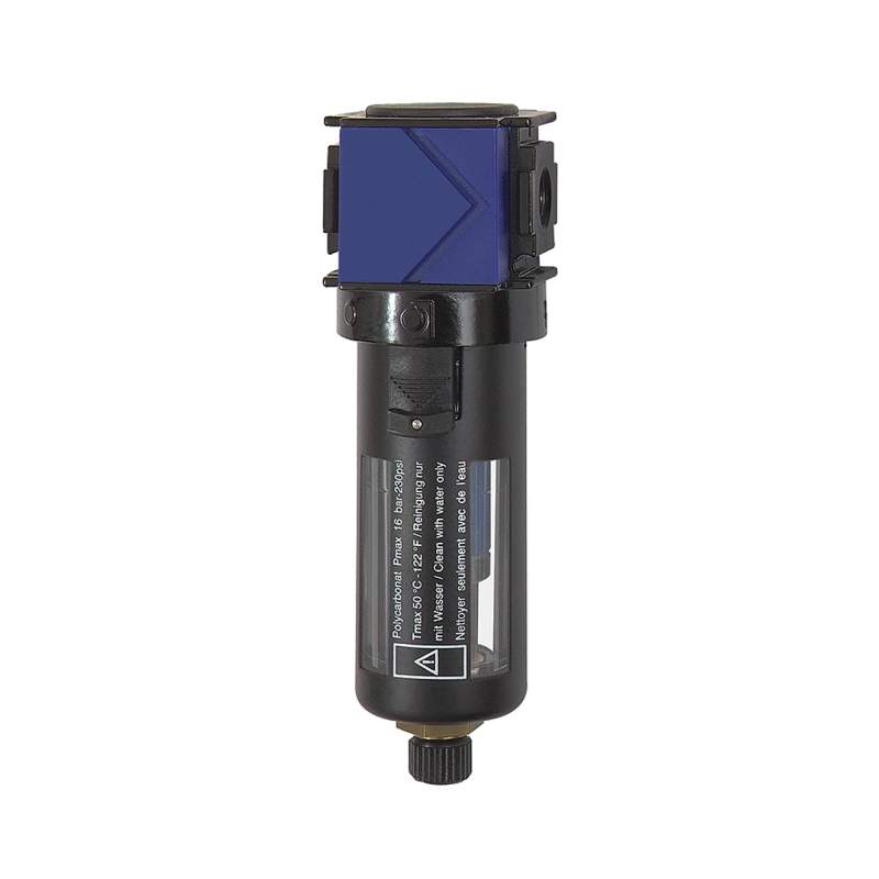 RIEGLER Mikrofilter »variobloc«, mit PC-Behälter, Schutzkorb, BG 2, G 1/2