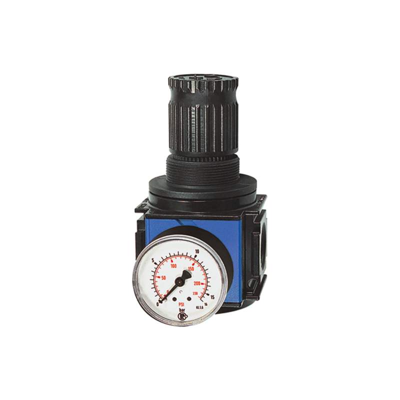RIEGLER Druckregler, durchg. Druckvers. »variobloc«, BG 2, G 3/4, 0,5-16