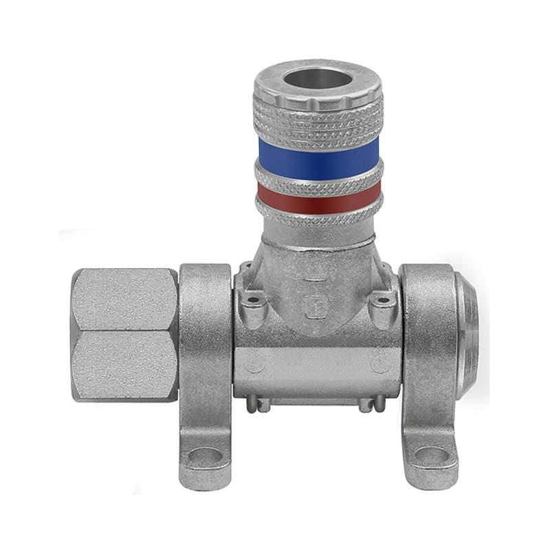 RIEGLER Druckluftverteiler »Multi-Link«, 5 Sicherheitskupplungen NW 7,6