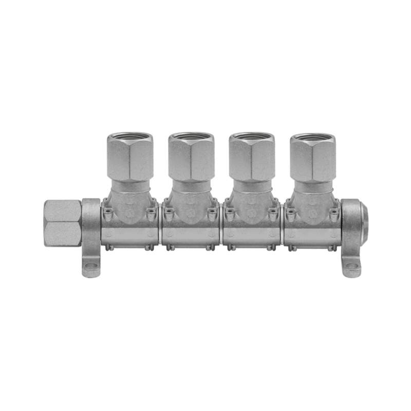 RIEGLER Druckluftverteiler »Multi-Link«, ohne Kupplung, Entnahmeeinheit 4