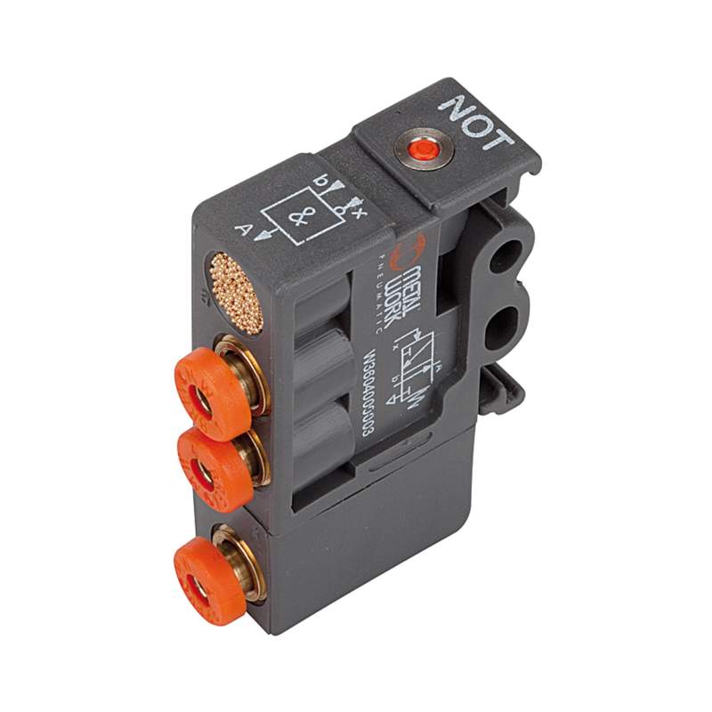 METAL WORK Pneumatik Logikelement, NOT, Technopolymer, DN 2,7