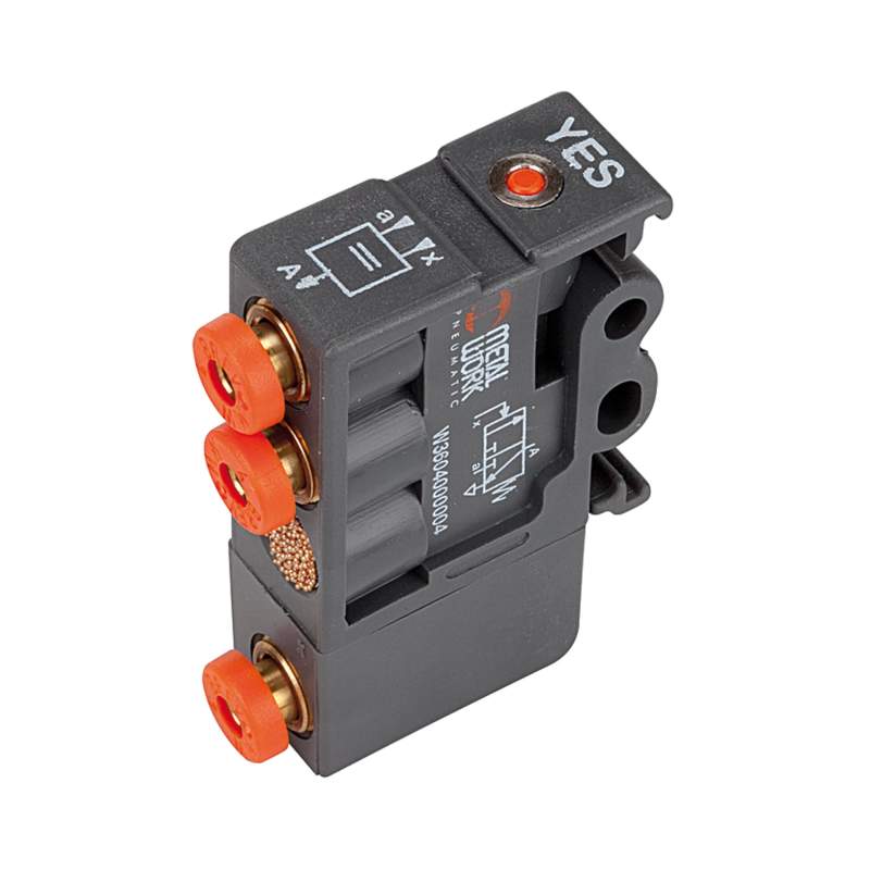 METAL WORK Pneumatik Logikelement, YES, Technopolymer, DN 2,7
