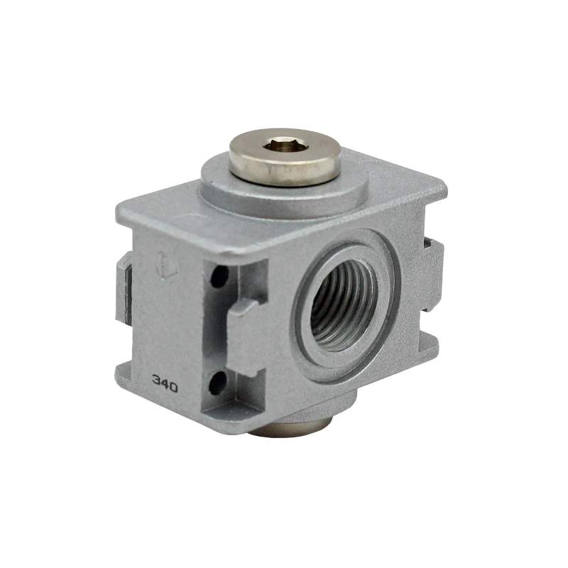 RIEGLER Verteiler »multifix-mini«, BG 0, G 1/4, mit 2 Abgängen G 1/8